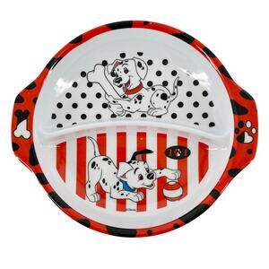 vintage 101 Dalmatians Disney divided plate Zak Designs melamine